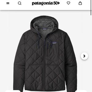 Men's Diamond Quilted Bomber Hoody